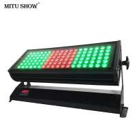 3w 108 led city color stage wall washer light square type for wedding disco